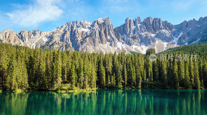 爱抚湖- Karersee, Trentino-Alto Adige，意大利